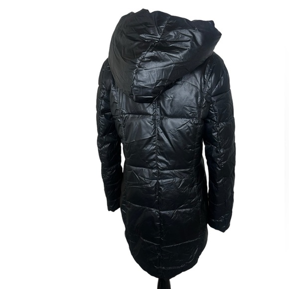 Sam Edelman Black Long Puffer Jacket - Picture 3 of 7